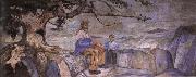 Edvard Munch History oil painting